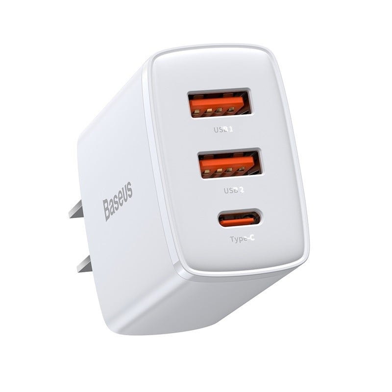 Cốc sạc nhanh siêu nhỏ gọn Baseus Compact Quick Charger 30W (USB dual port +Type C, 30w PD/QC3.0 Multi Quick Charge Support) - Ảnh 2