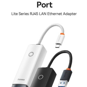 Alternative view of Hub Chuyển Đổi Kết Nối Baseus Lite Series Ethernet Adapter Type C to RJ45 LAN Port (100Mbps/1000Mbps)