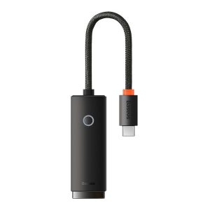 Hub Chuyển Đổi Kết Nối Baseus Lite Series Ethernet Adapter Type C to RJ45 LAN Port (100Mbps/1000Mbps)