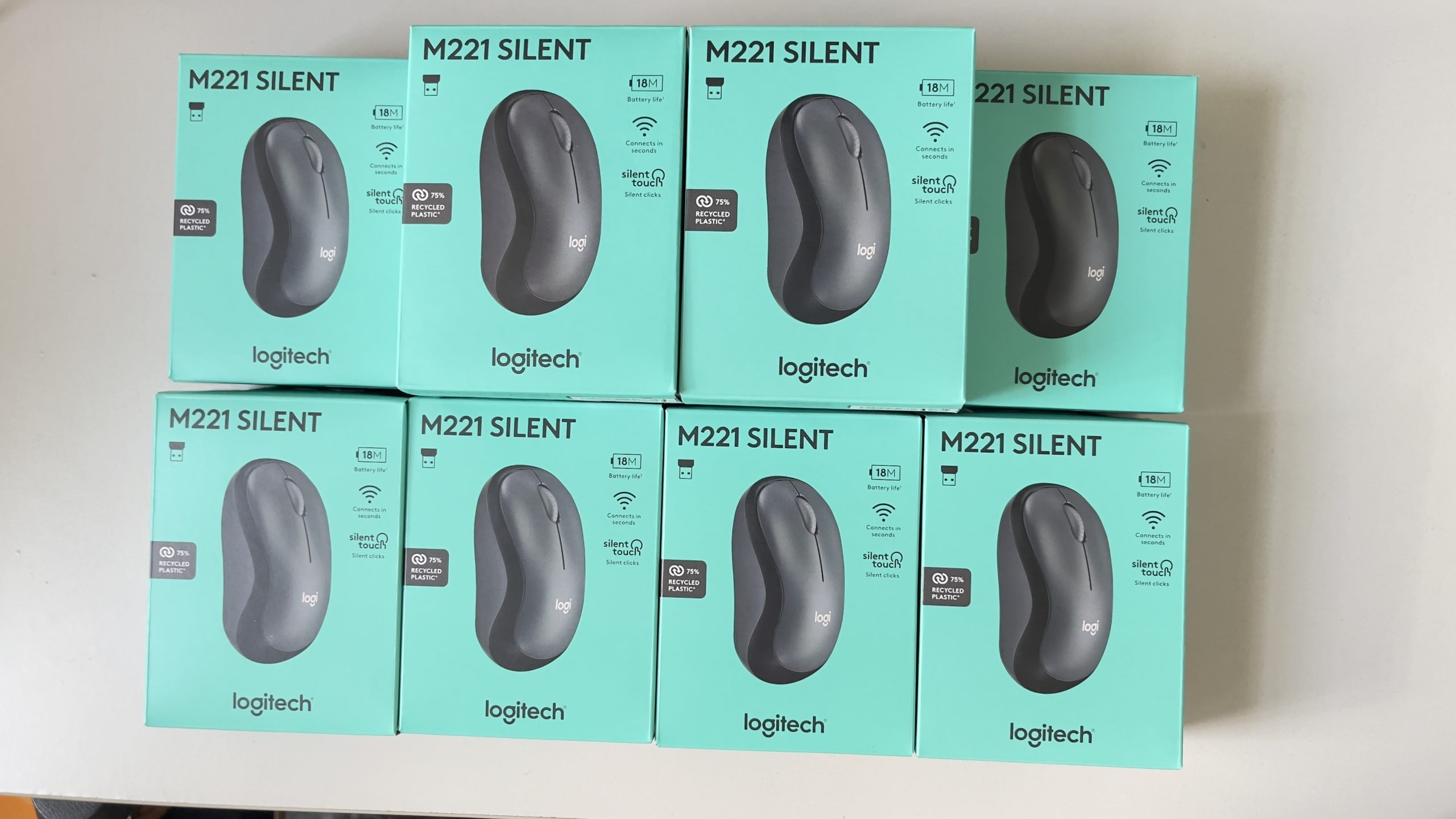 Chuột không dây Logitech M221 Slient (910-004882) - Ảnh 3